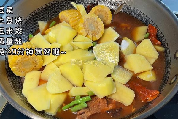 排骨土豆炖豆角的做法图解6