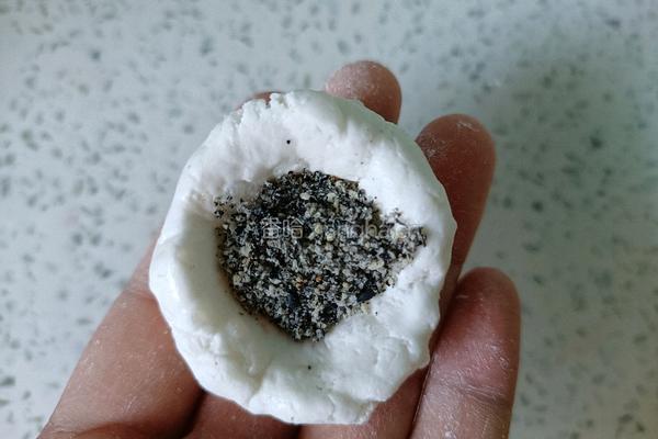 大米黑芝麻汤圆的做法图解7