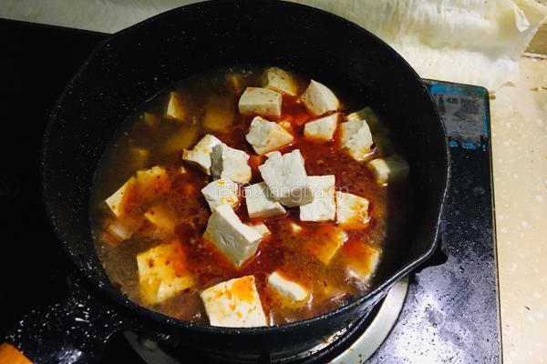 麻辣豆腐的做法图解4