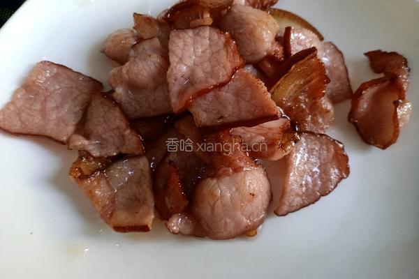 腊肉炒蒜薹的做法图解6