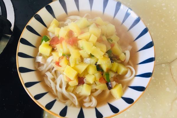牛肉汤土豆手擀面的做法图解8