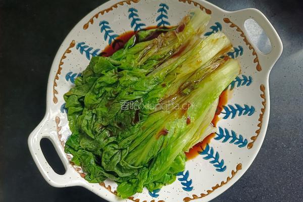 蚝油生菜的做法图解9