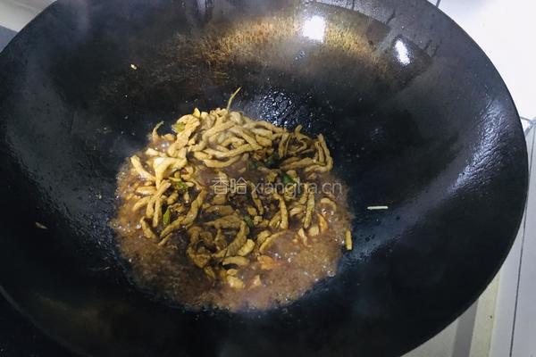 蒜黄炒肉丝的做法图解5