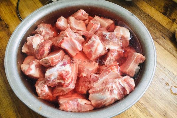 排骨扣碗的做法图解1