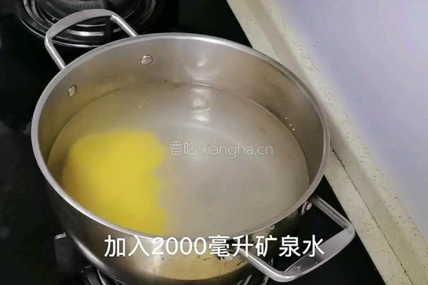 北极红参小米粥的做法图解4