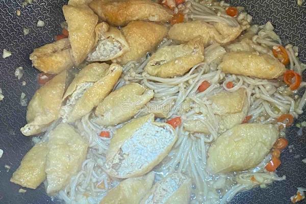 油豆腐金针菇煲的做法图解6