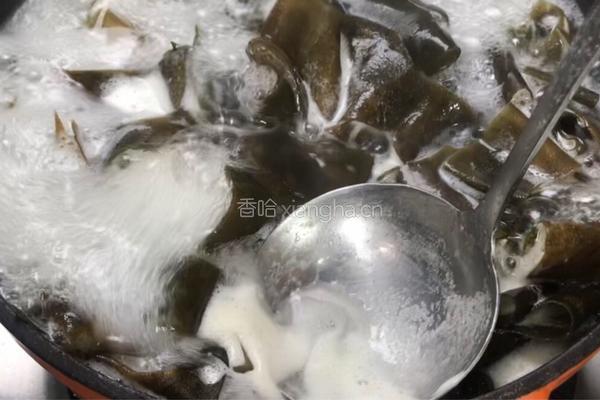 枸杞海带汤的做法图解7