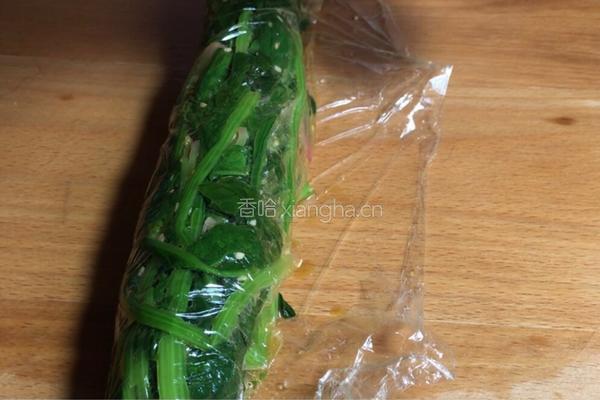凉拌菠菜之（鸿运当头）的做法图解8