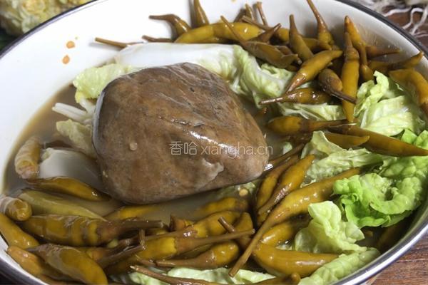 泡椒白菜的做法图解4