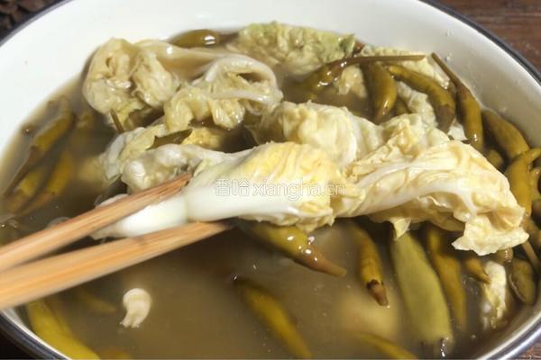 泡椒白菜的做法图解5