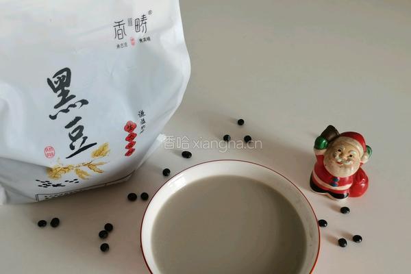 花生黑豆浆