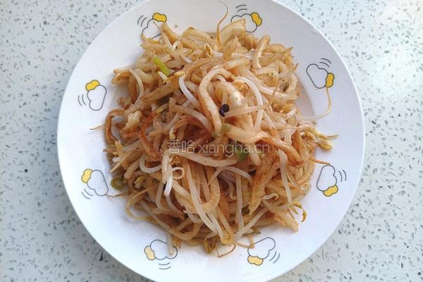 酱炒饼丝的做法图解9