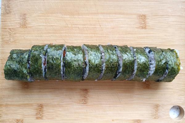 黑豆饭寿司的做法图解8