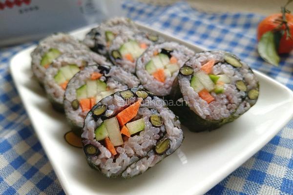 黑豆饭寿司的做法图解10