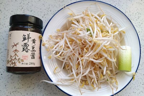酱香绿豆芽的做法图解2