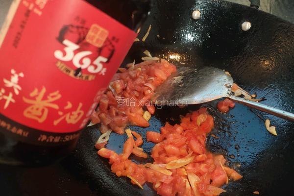 番茄鸡蛋盖浇面的做法图解5