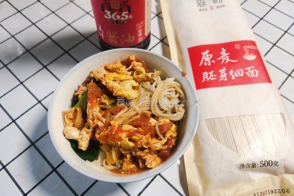 番茄鸡蛋盖浇面的做法图解11