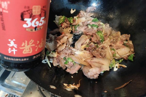 爆炒猪头肉的做法图解8