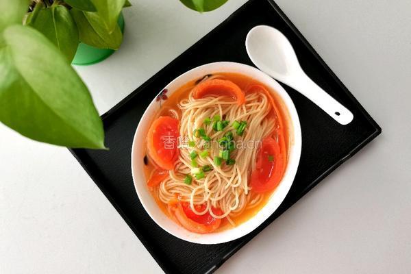 番茄原麦胚芽素面的做法图解7