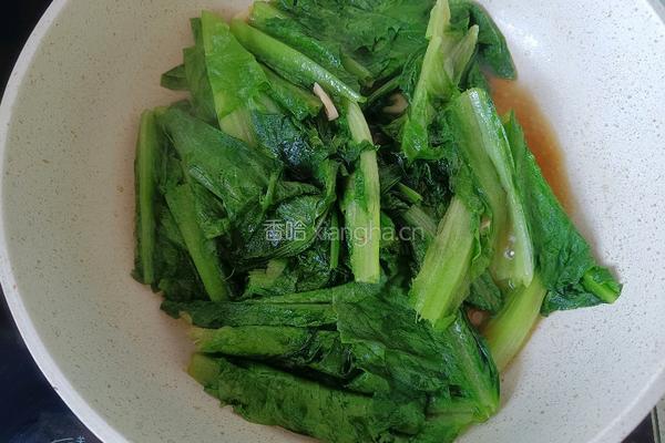 清炒油麦菜的做法图解8