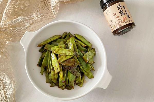 酱香扁芸豆的做法图解8