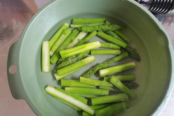 油淋芦笋的做法图解4