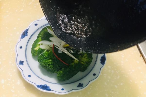 白灼西兰花的做法图解5