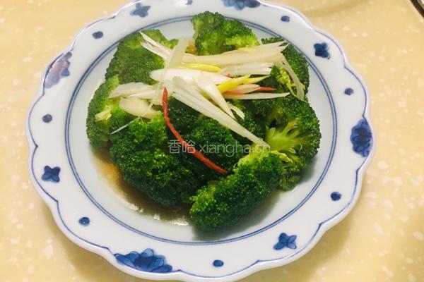 白灼西兰花的做法图解6