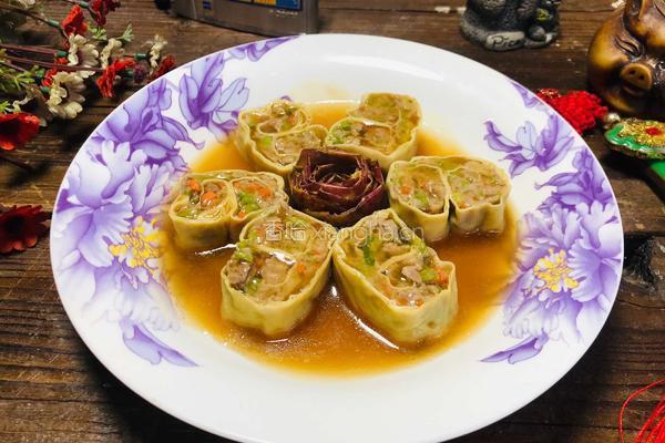 豆腐皮如意卷的做法图解11