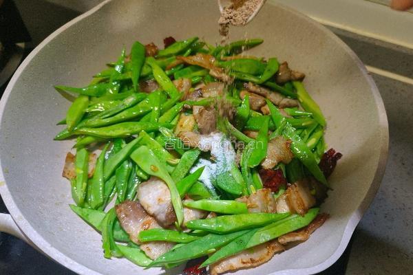 豆角炒肉的做法图解8