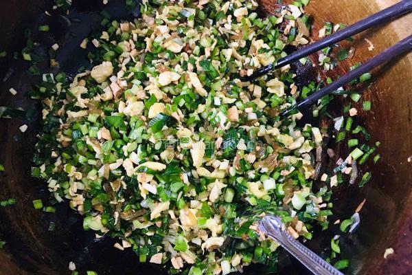 韭菜鸡蛋水饺的做法图解6