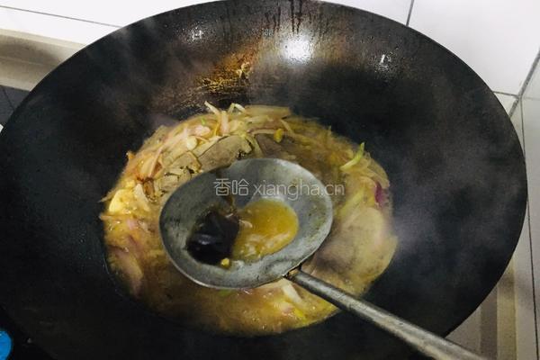 葱扒羊肉的做法图解6