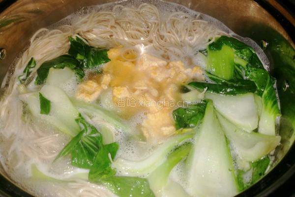 谦益鸡蛋蔬菜胚芽面的做法图解6