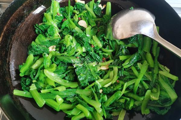 清炒小白菜的做法图解10