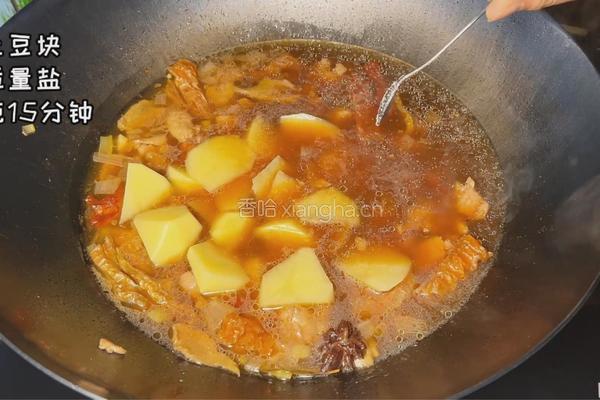 黄焖鸡烧土豆的做法图解6