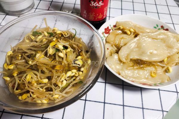 豆芽粉丝贴喝饼的做法图解20
