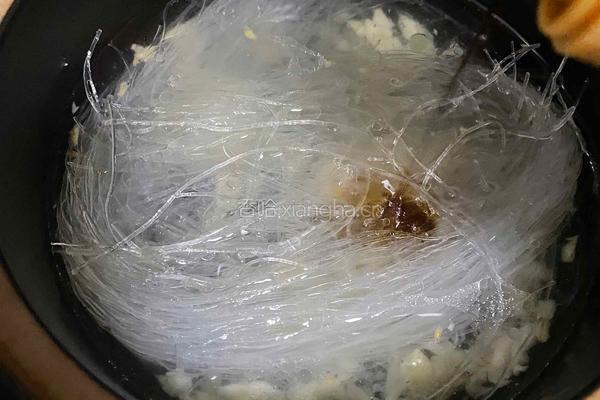 贻贝粉丝煲的做法图解4