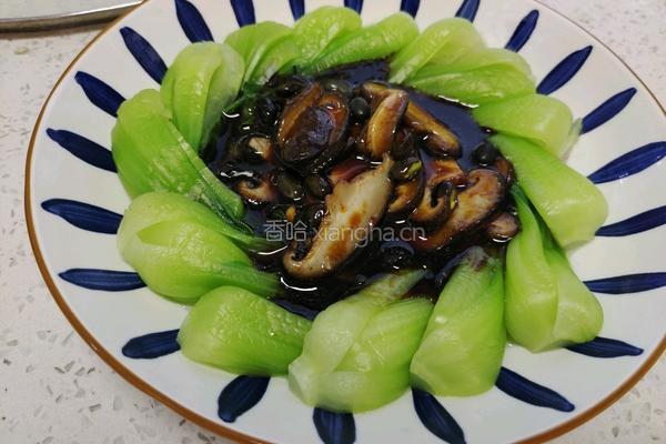 黑豆香菇小油菜的做法图解14