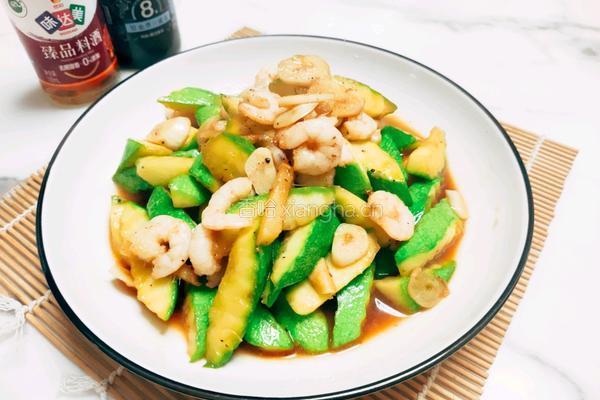 西葫芦炒虾仁的做法图解9