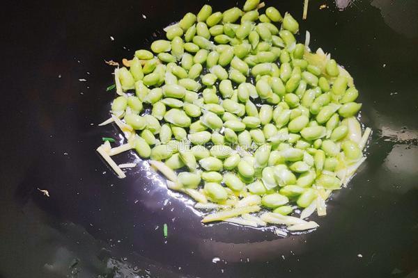 咸瓜毛豆子的做法图解5