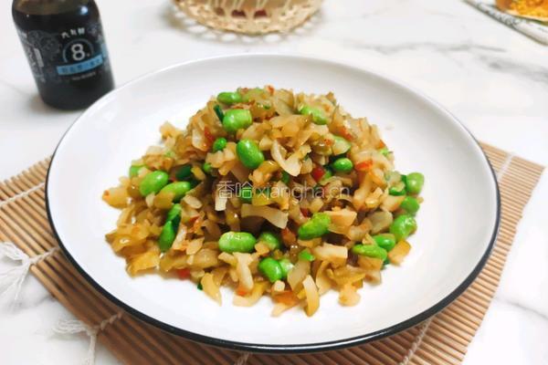 咸瓜毛豆子的做法图解10
