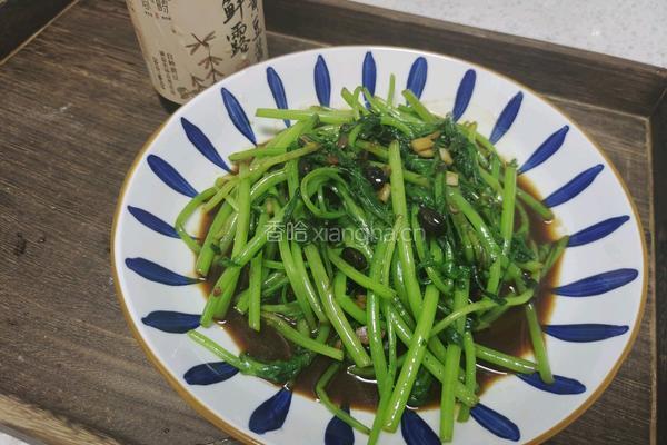 酱炒茼蒿的做法图解10