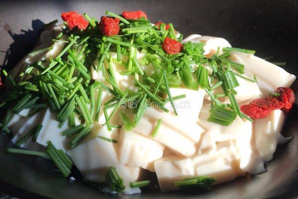 小葱拌豆腐的做法图解4