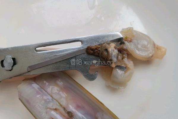 清蒸蛏子的做法图解4