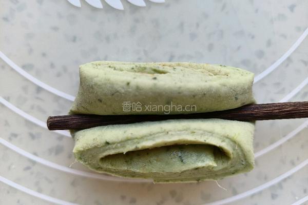 菠菜小花卷的做法图解14