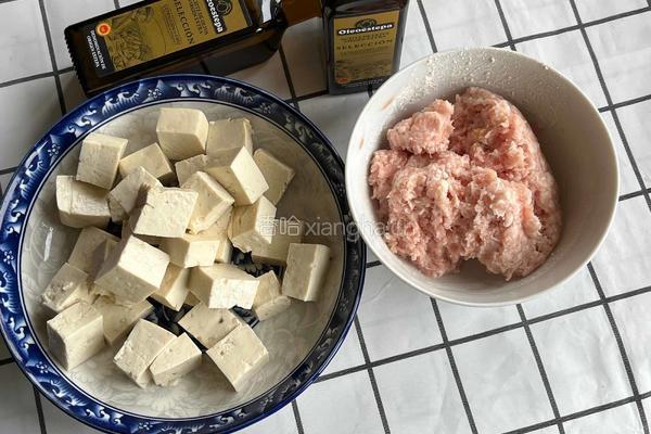 肉沫豆腐的做法图解1