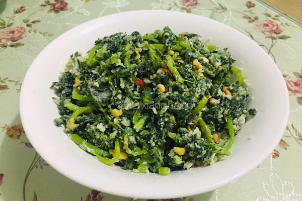 蒸拌茼蒿的做法图解9