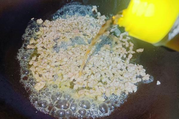 肉末炒春芥菜的做法图解4