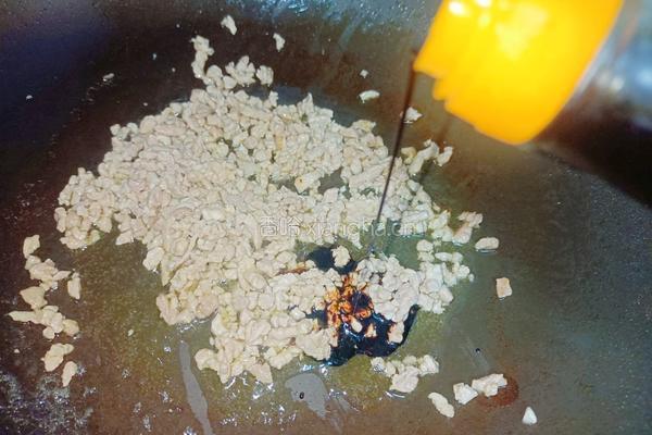肉末炒春芥菜的做法图解5