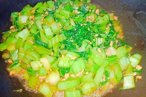 肉末炒春芥菜的做法图解10